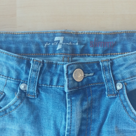 Seven for All Mankind Slim Fit Jeans size Boys 12 - Picture 2 of 7
